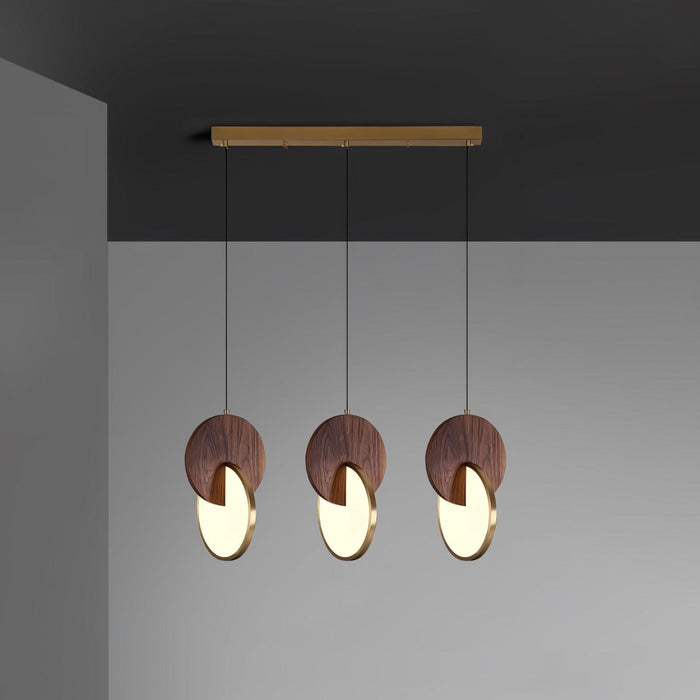 Double Disk Pendant Lamp-DWHOME