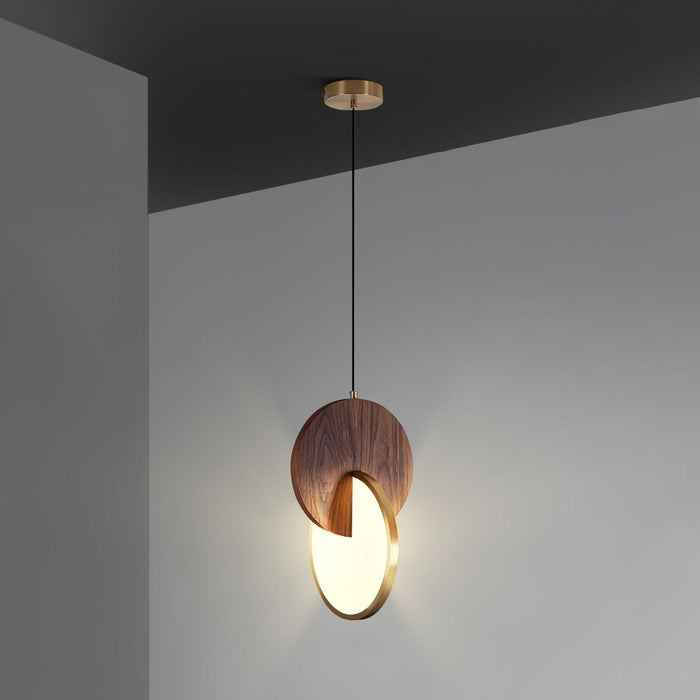 Double Disk Pendant Lamp-DWHOME