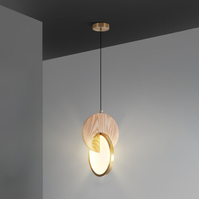 Double Disk Pendant Lamp-DWHOME