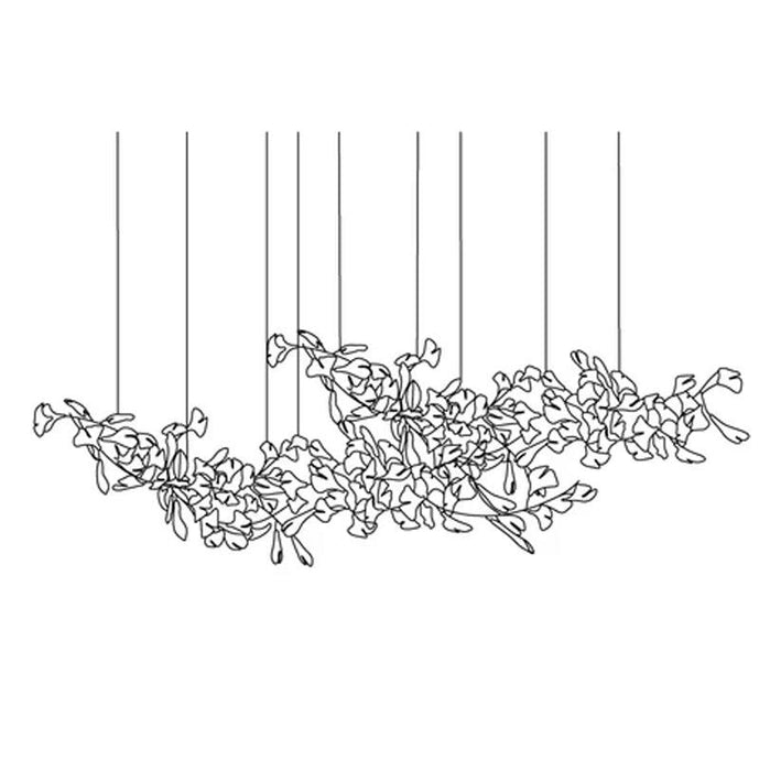 Double Layer Combination Gingko Chandelier - DWHOME