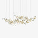 Double Layer Combination Gingko Chandelier.