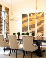 Double Twist Chandelier-DWHOME