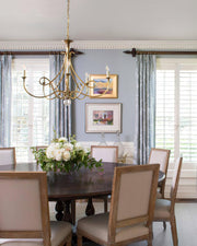 Double Twist Chandelier-DWHOME