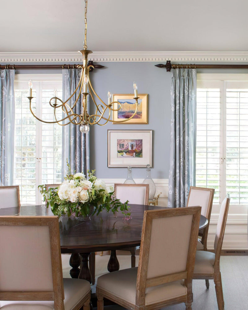 Double Twist Chandelier-DWHOME