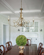 Double Twist Chandelier-DWHOME