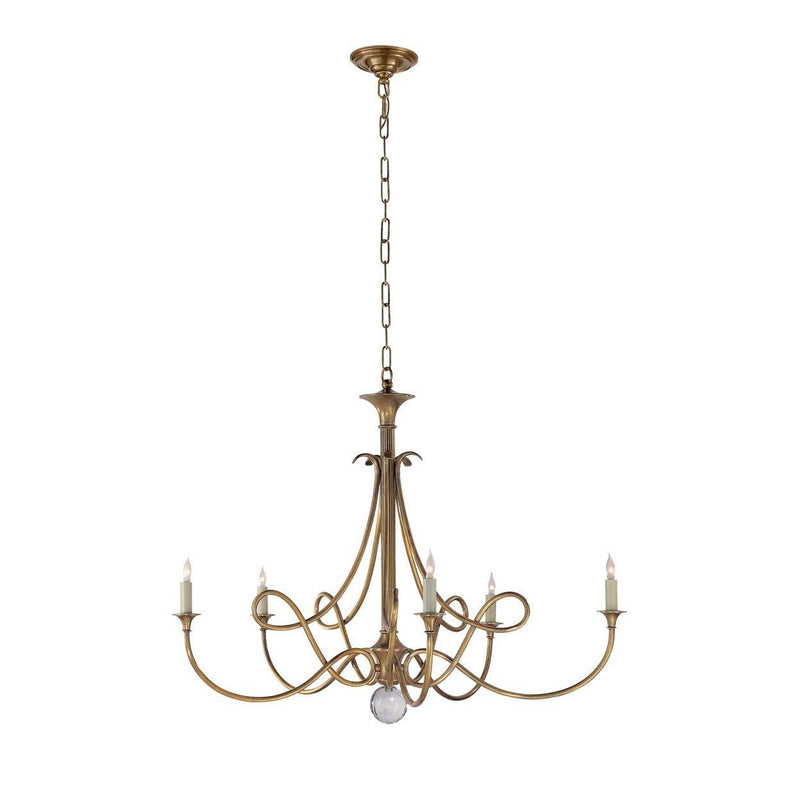 Double Twist Chandelier-DWHOME