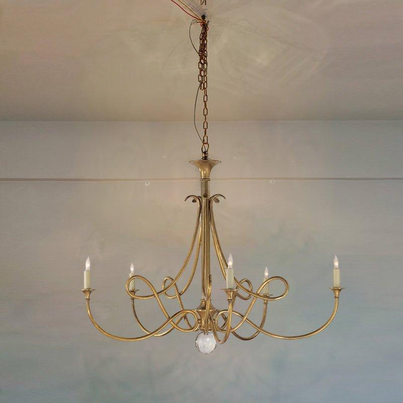 Double Twist Chandelier-DWHOME
