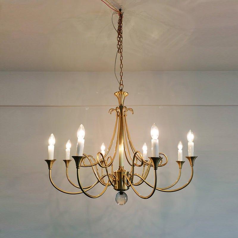 Double Twist Chandelier-DWHOME