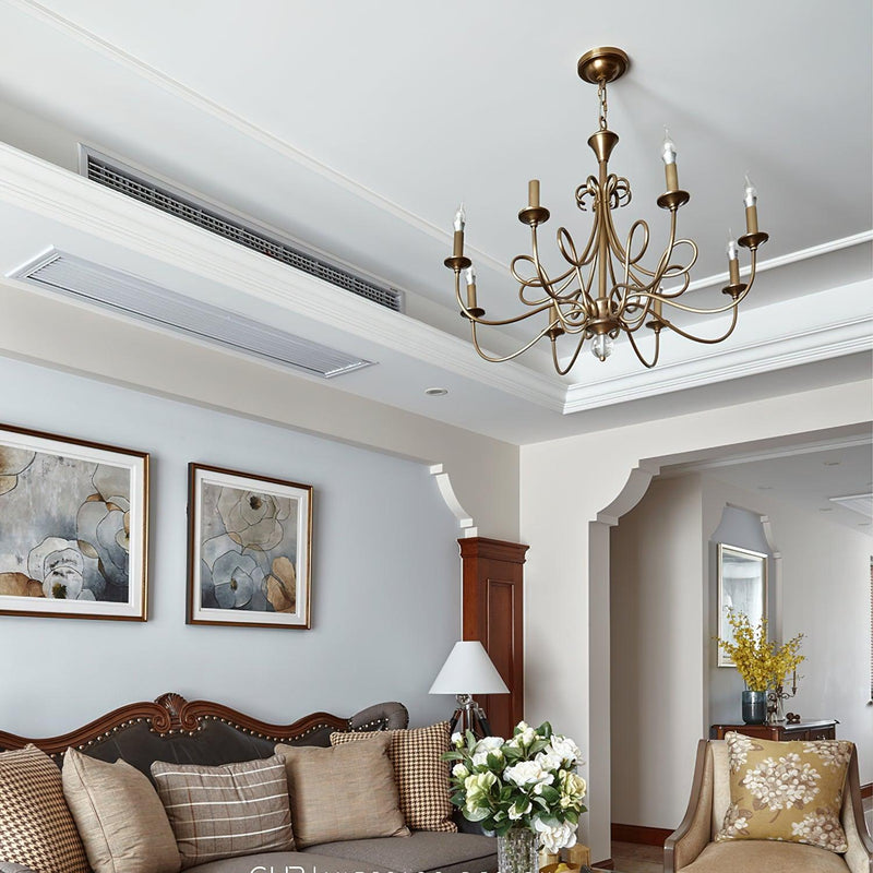 Double Twist Chandelier-DWHOME