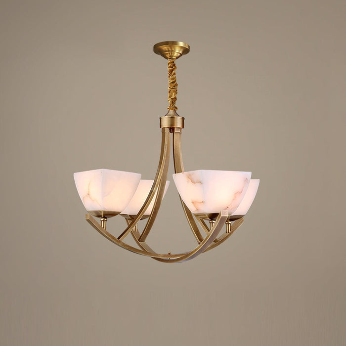 Dover Brass Chandelier-DWHOME