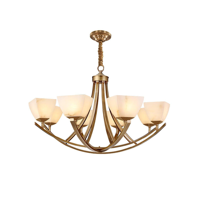 Dover Brass Chandelier-DWHOME