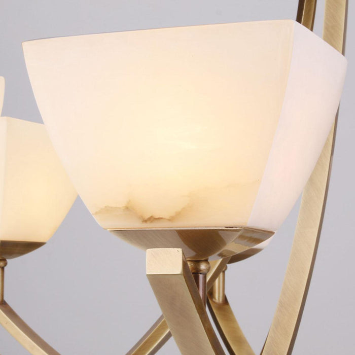 Dover Brass Chandelier-DWHOME