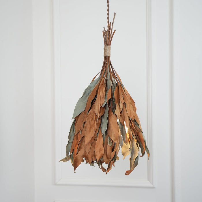 Dried Branch Leaf Pendant Lamp