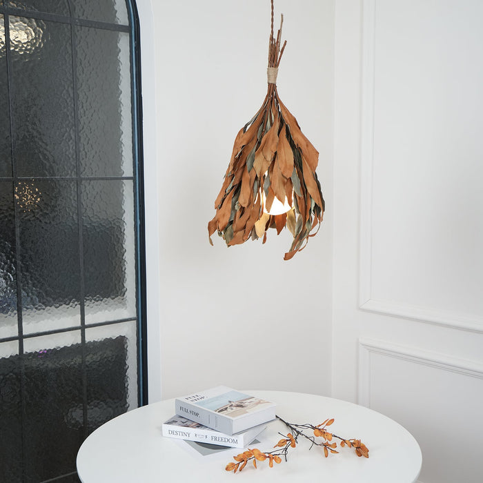 Dried Branch Leaf Pendant Lamp