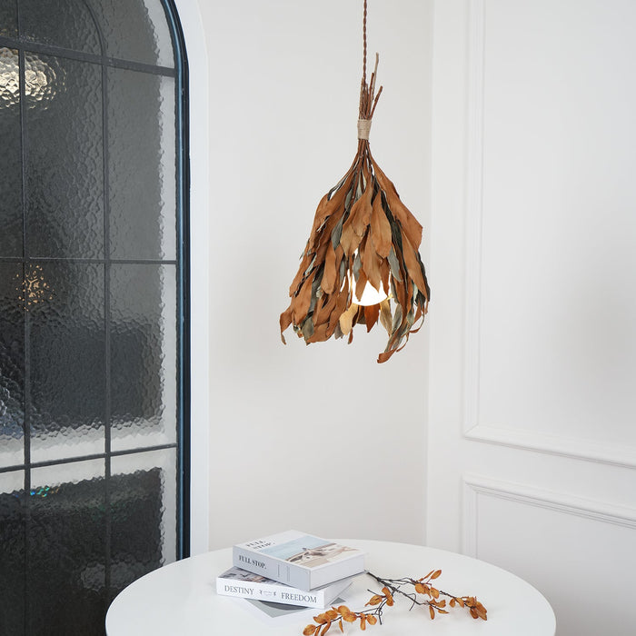 Dried Branch Leaf Pendant Lamp