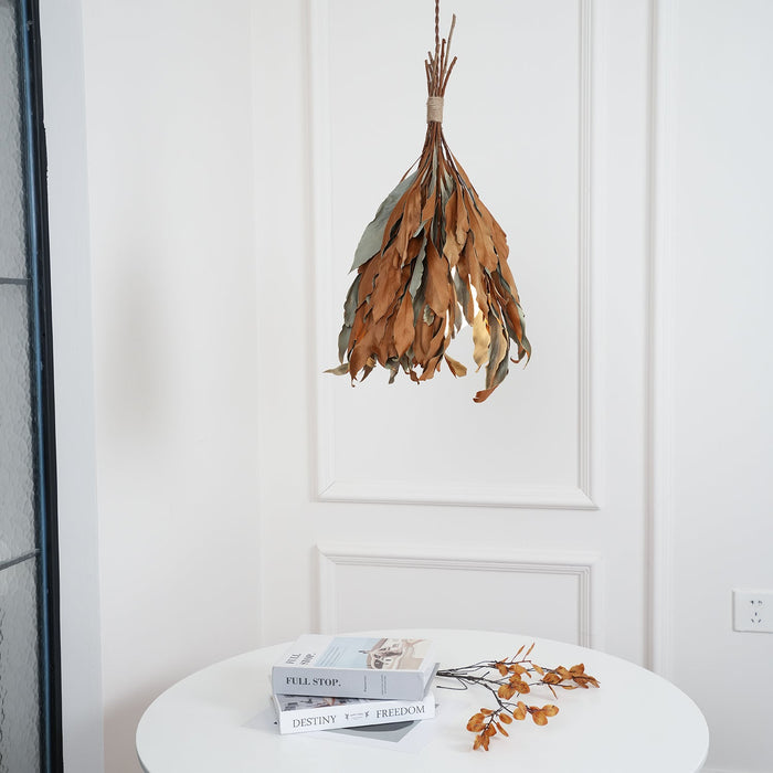 Dried Branch Leaf Pendant Lamp