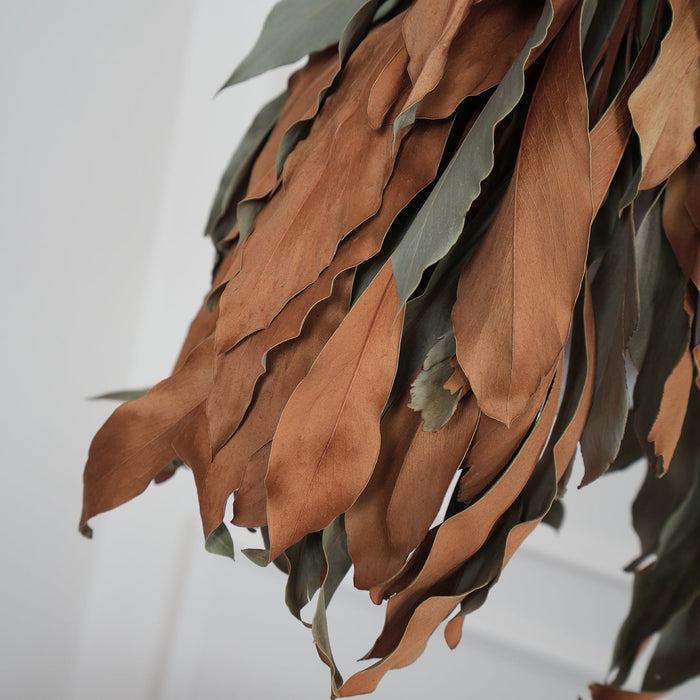 Dried Branch Leaf Pendant Lamp.