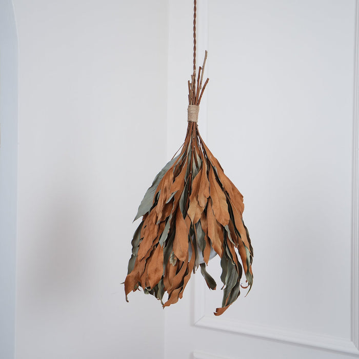 Dried Branch Leaf Pendant Lamp.