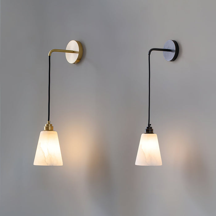 Droplet Alabaster Wall Lamp-DWHOME
