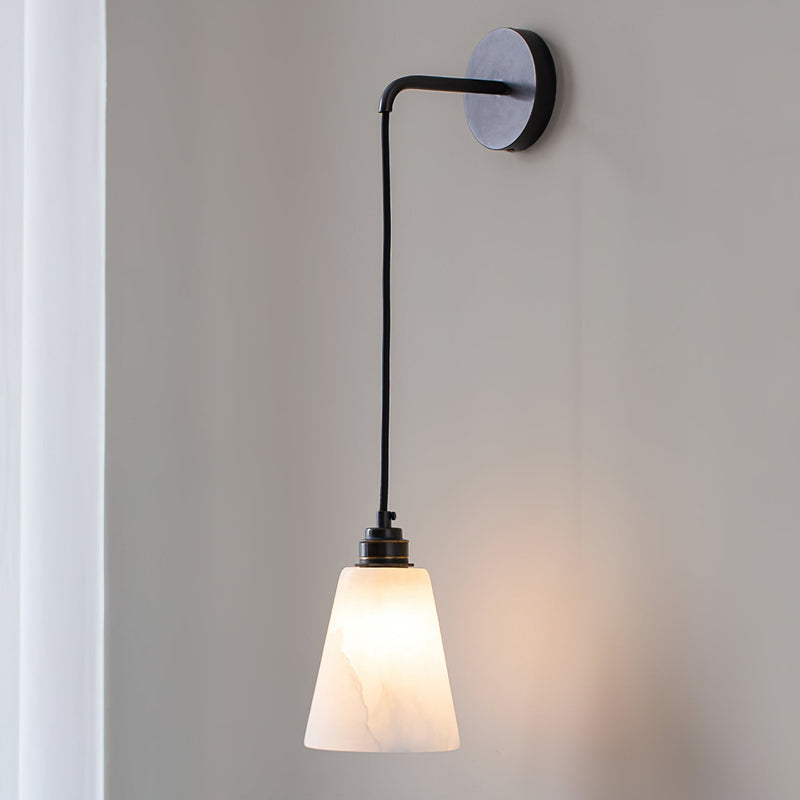 Droplet Alabaster Wall Lamp-DWHOME