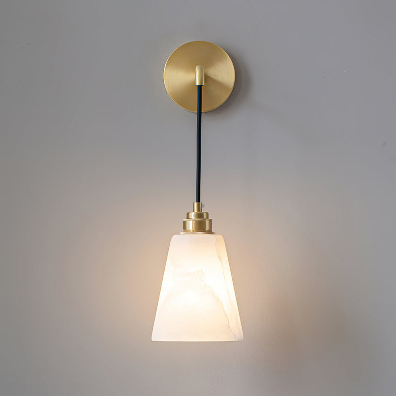 Droplet Alabaster Wall Lamp-DWHOME