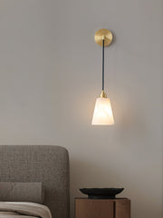 Droplet Alabaster Wall Lamp-DWHOME