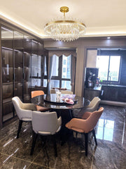Drum Glass Chandelier-DWHOME