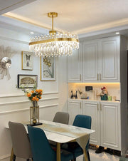 Drum Glass Chandelier-DWHOME