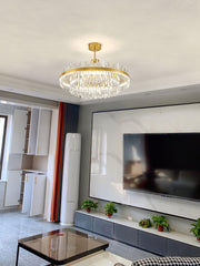 Drum Glass Chandelier-DWHOME