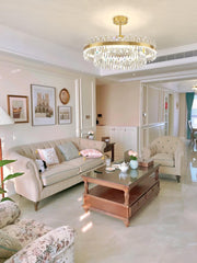 Drum Glass Chandelier-DWHOME