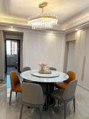Drum Glass Chandelier-DWHOME