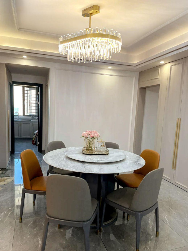 Drum Glass Chandelier-DWHOME