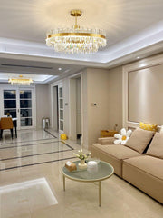 Drum Glass Chandelier-DWHOME