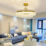 Drum Glass Chandelier-DWHOME