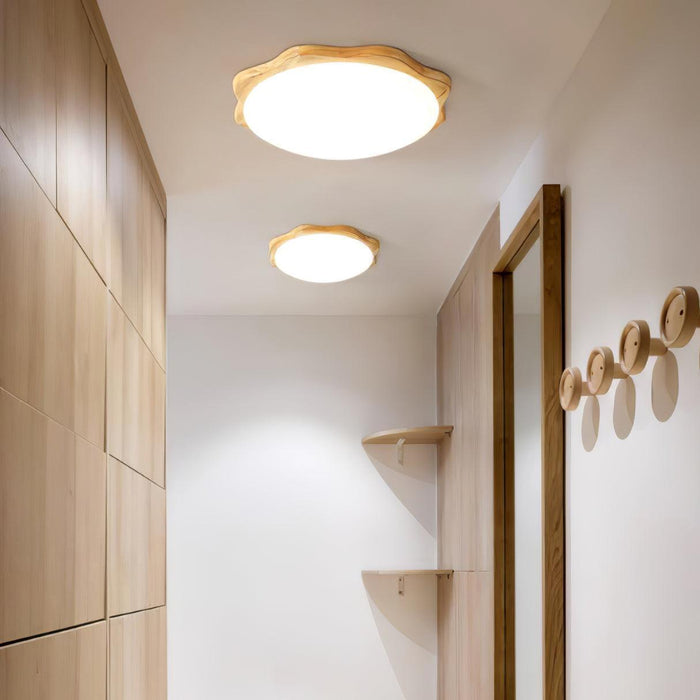 Drum Wood Ceiling Lamp-DWHOME