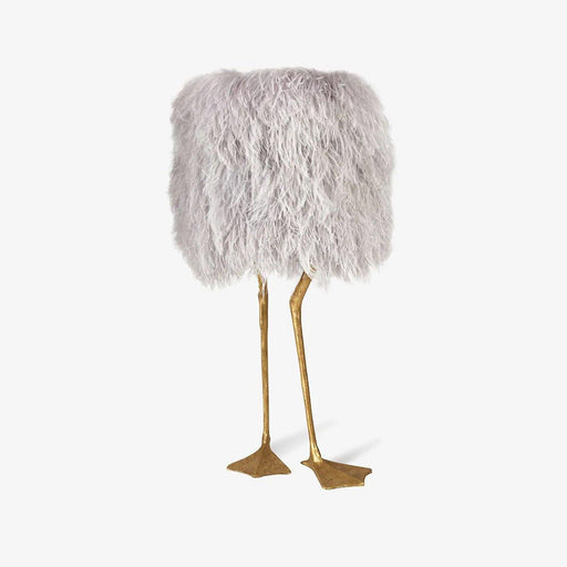 Duck Feet Feather Table Lamp-DWHOME