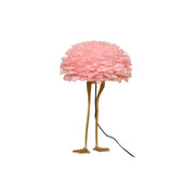 Duck Feet Feather Table Lamp-DWHOME