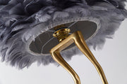 Duck Feet Feather Table Lamp-DWHOME