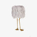 Duck Feet Feather Table Lamp-DWHOME