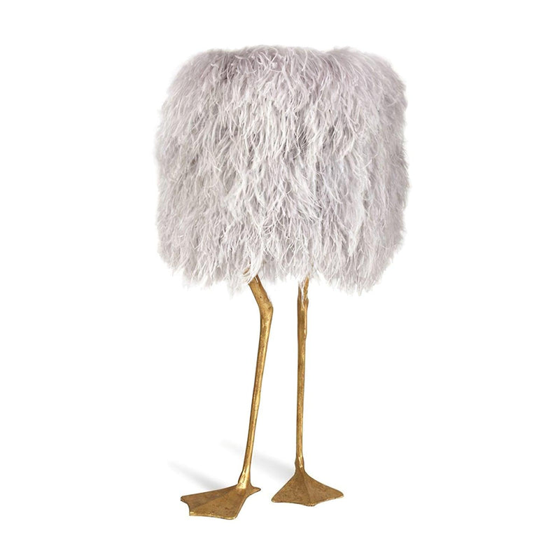 Duck Feet Feather Table Lamp-DWHOME