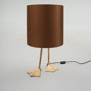 Duck Feet Feather Table Lamp-DWHOME