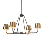 Dudley Brass Chandelier-DWHOME