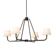 Dudley Brass Chandelier-DWHOME
