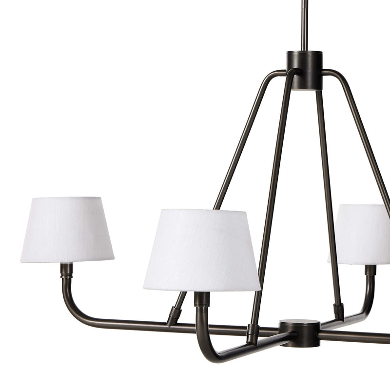 Dudley Brass Chandelier-DWHOME