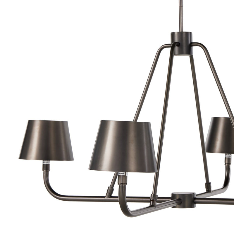 Dudley Brass Chandelier-DWHOME