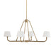 Dudley Brass Chandelier-DWHOME