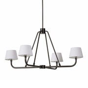 Dudley Brass Chandelier-DWHOME
