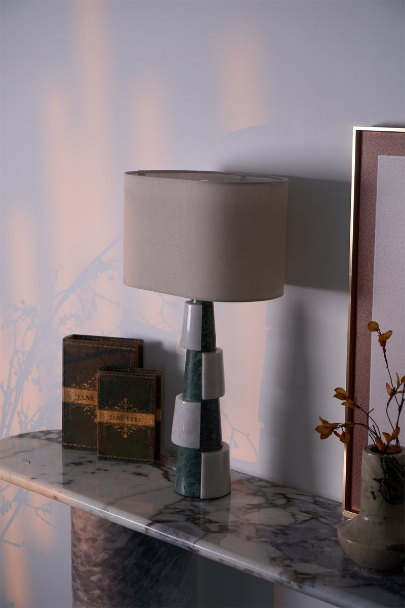 Duomo Marble Table Lamp-DWHOME