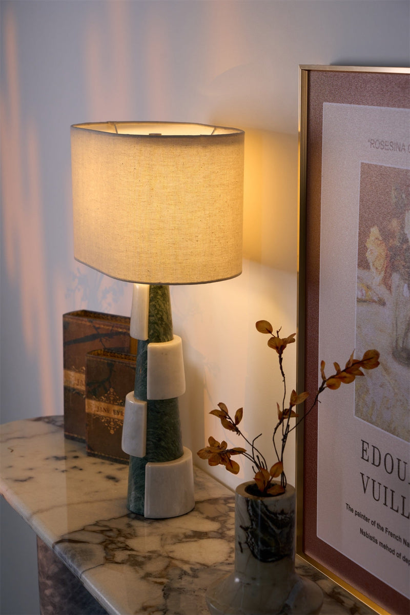 Duomo Marble Table Lamp-DWHOME