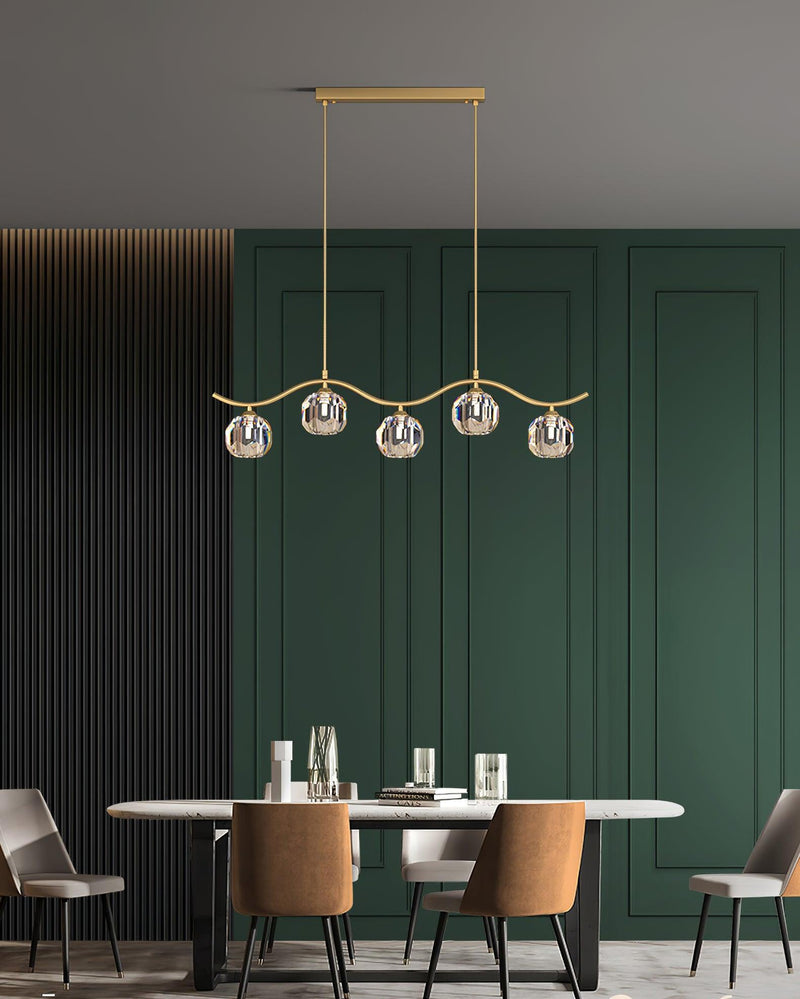 Eara Crystal Chandelier-DWHOME